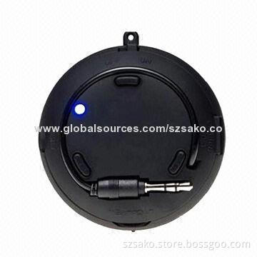 1.5-inch Bluetooth 2.0/3.0 Speaker, Built-in Flexible Audio Cable, Mega Bass, Long Time Working